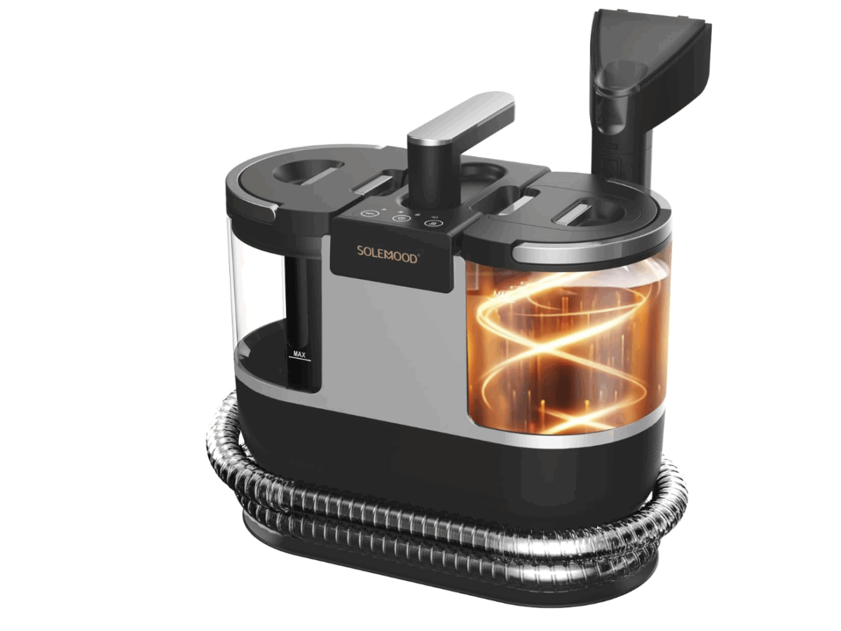 SOLEMOOD カーペットクリーナーで家中の布製品が新品同様に！16000Pa超強吸引力とスチーム洗浄の革新的な家庭用クリーナー