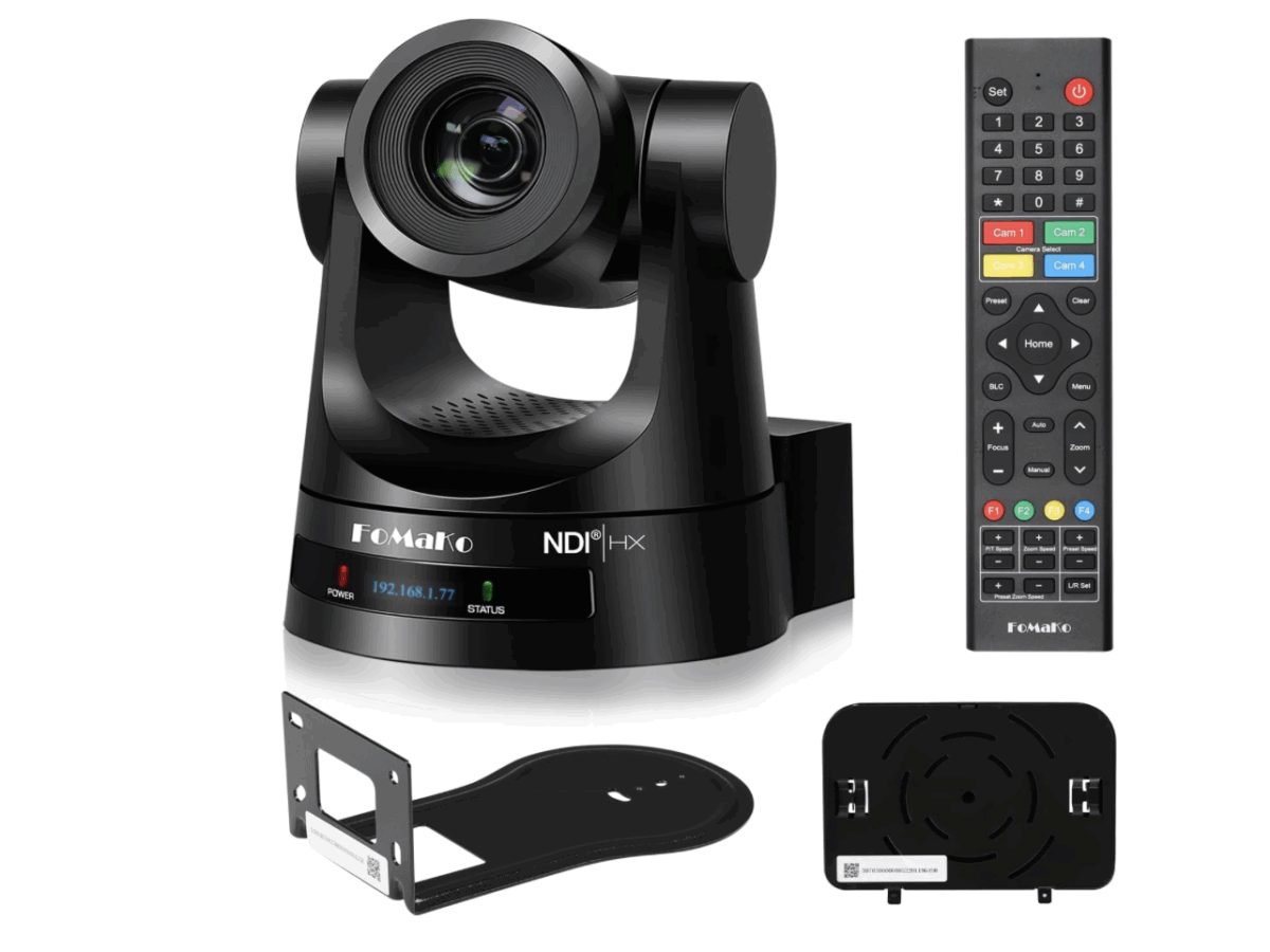 【オンライン配信に活躍】FoMaKo NDI|HX3 PTZカメラ完全ガイド｜AI自動追尾×20倍光学ズームで配信革命